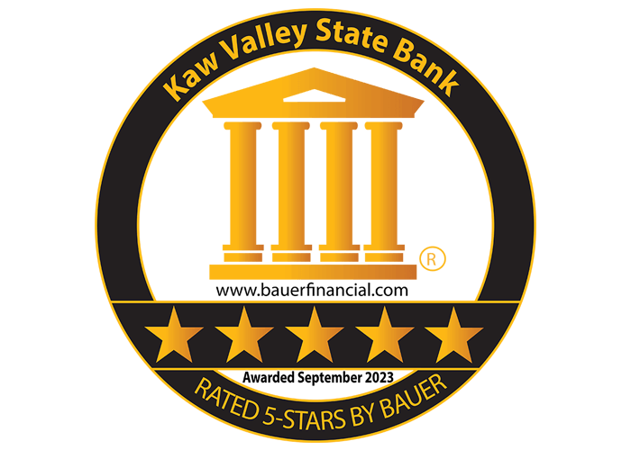 KVSB Rated 5 Stars by Bauer Financial, Inc.